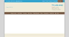 Desktop Screenshot of integritylinens.com